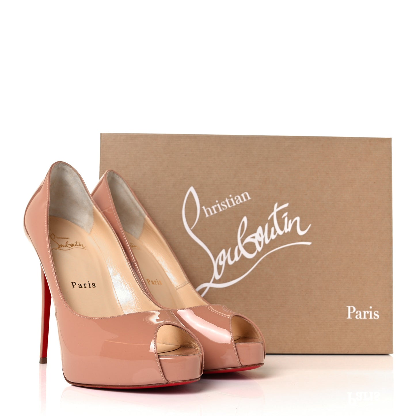 Patent New Very Prive 120 Pumps 37 Nude