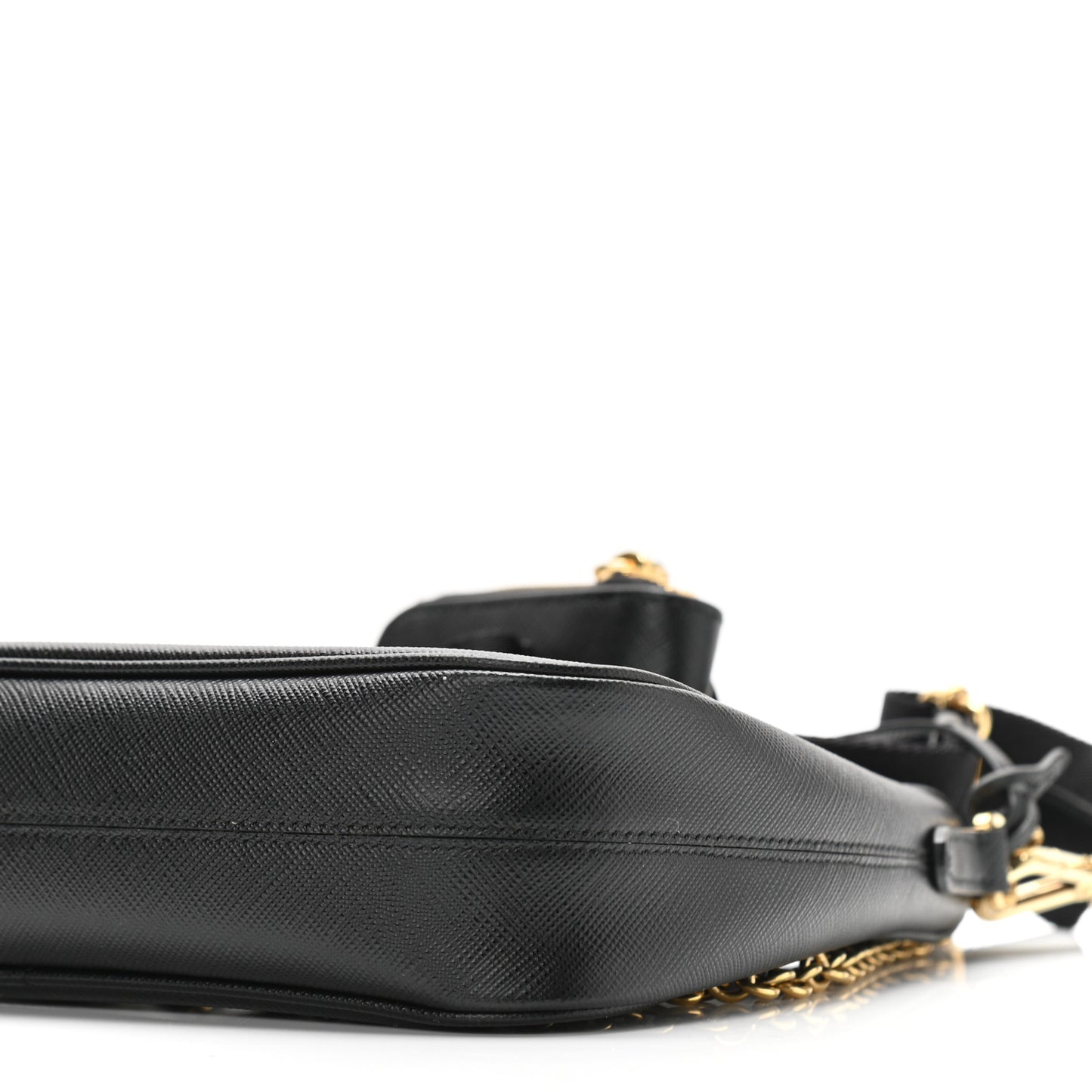 Saffiano Lux Re-Edition 2005 Shoulder Bag Black