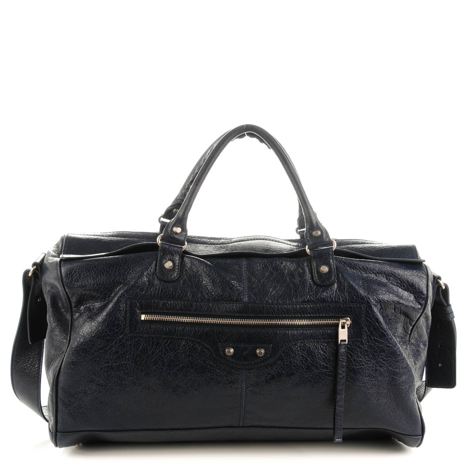 Balenciaga Agneau Classic Hardware S Squash Boston Bleu Nuit Dark Sea 1 of 8
