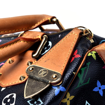 Louis Vuitton Monogram Multicolor Speedy 30 Black 8 of 8