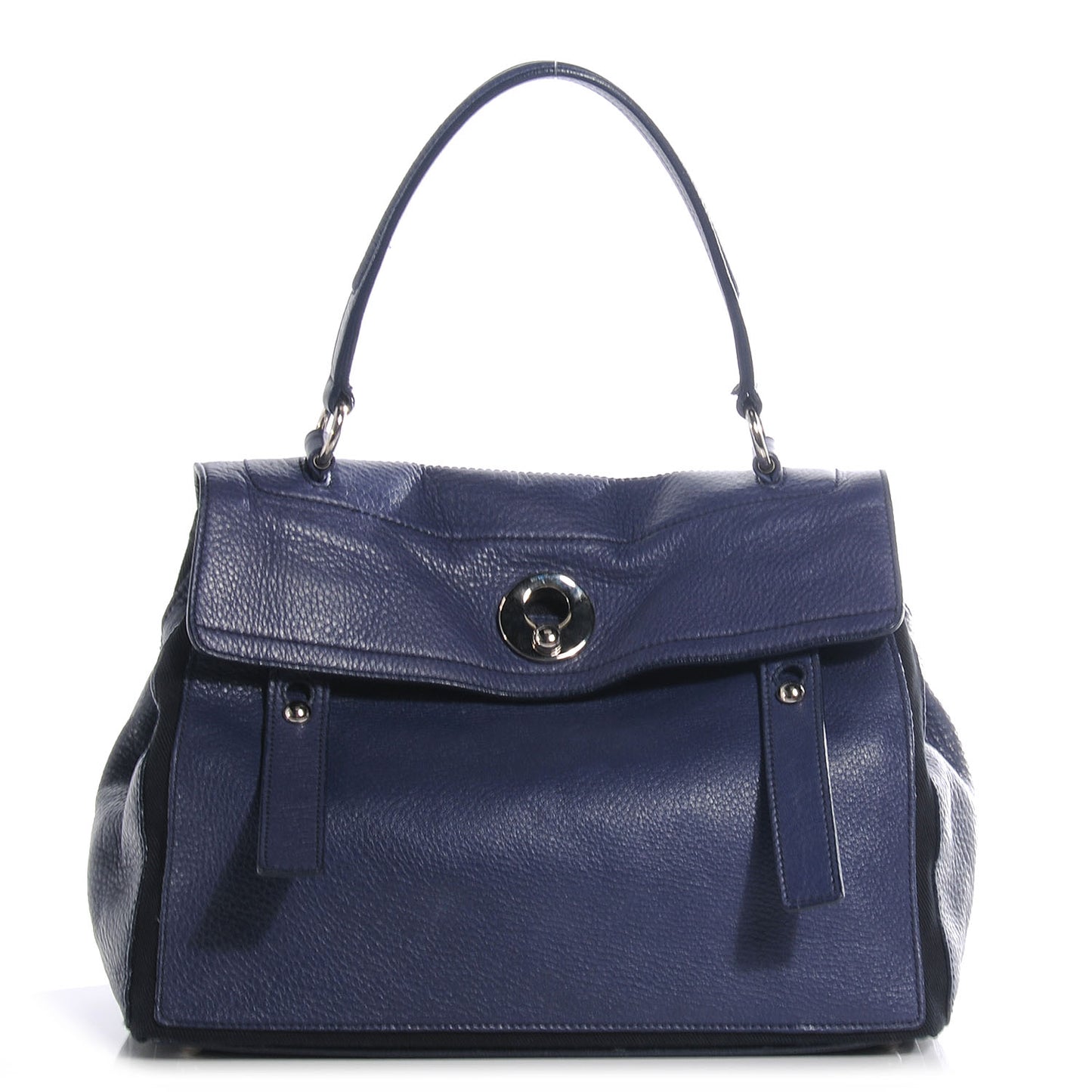 Leather Medium Muse Two Navy