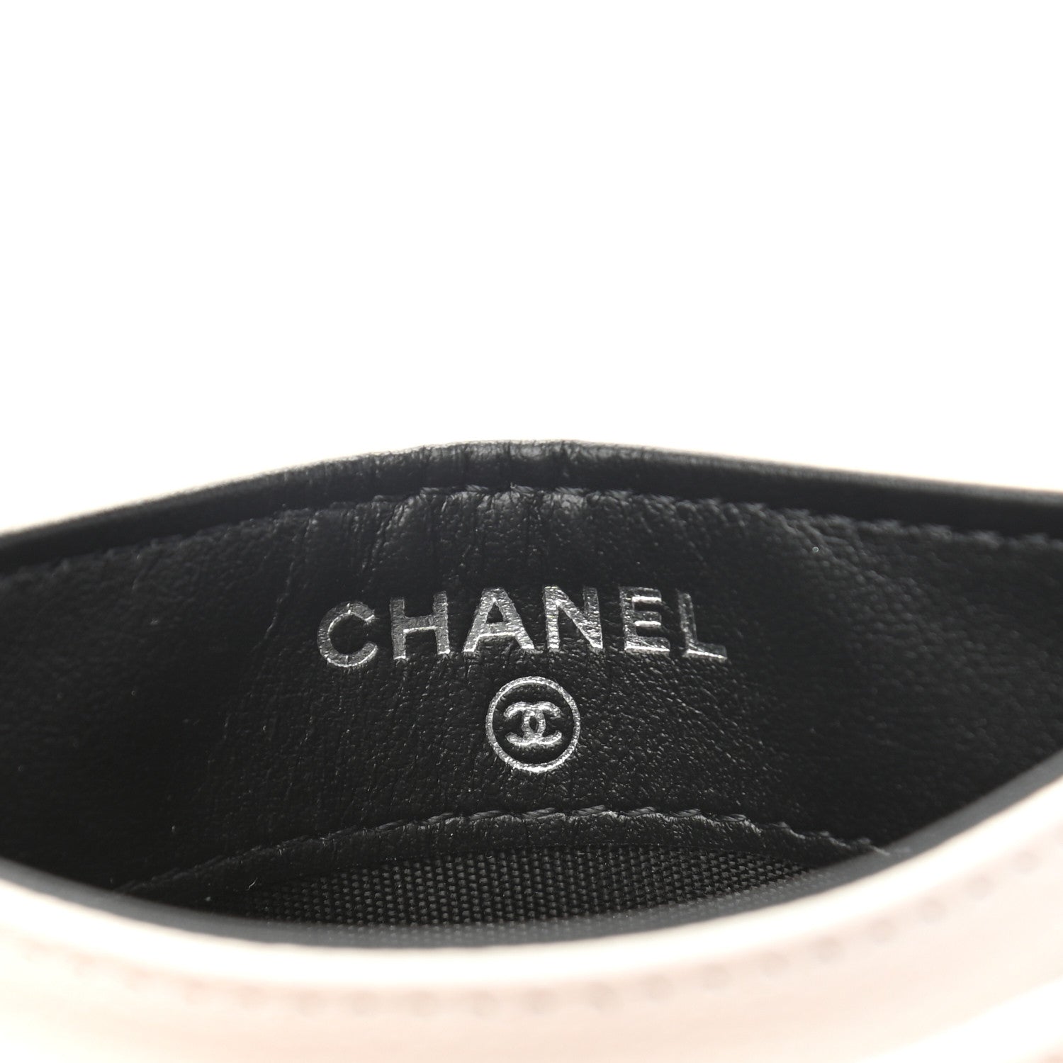 Chanel Caviar Quilted My Everything Card Holder White Black 7 of 11