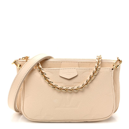 Louis Vuitton Empreinte Monogram Giant Multi Pochette Accessories Cream 1 of 11