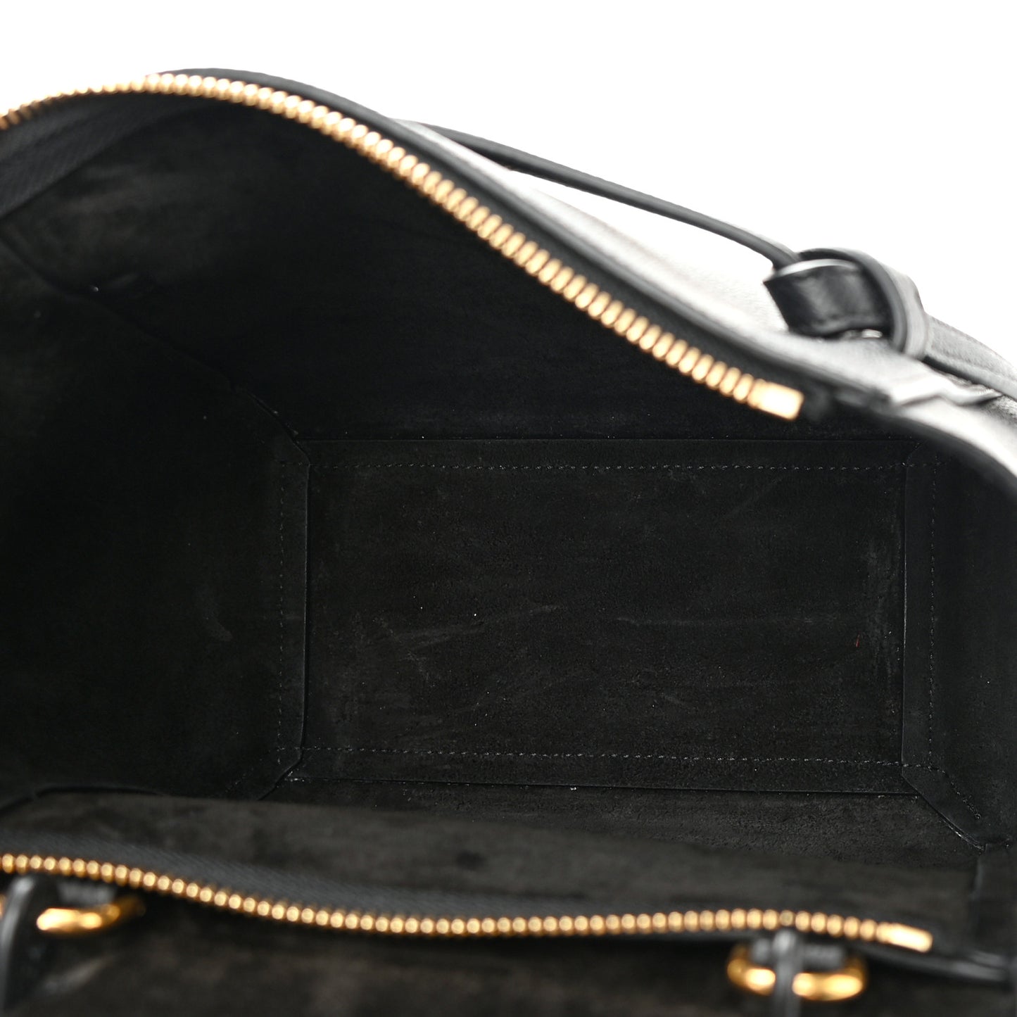 Grained Calfskin Nano Belt Bag Black