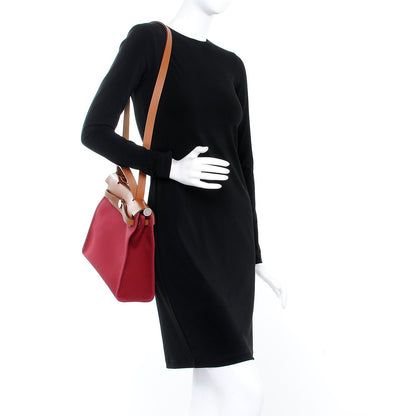 Hermes Vache Hunter Toile Herbag Zip 31 PM Rubis 2 of 9