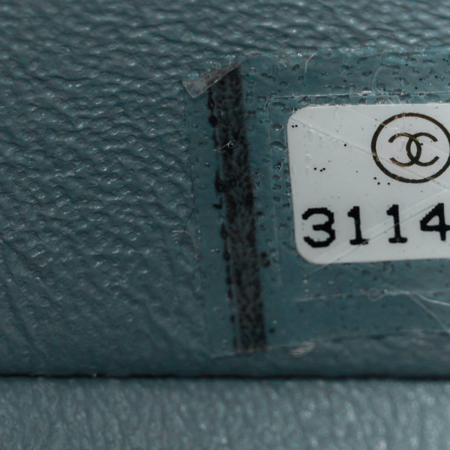 Chanel Lambskin Quilted Mini Rectangular Flap Green Blue 8 of 14