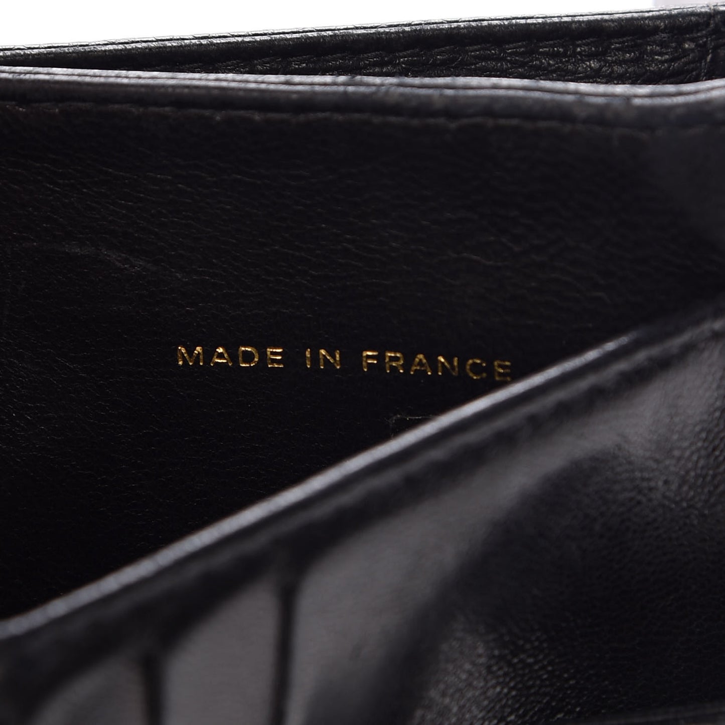 Caviar Timeless CC Compact French Wallet Black
