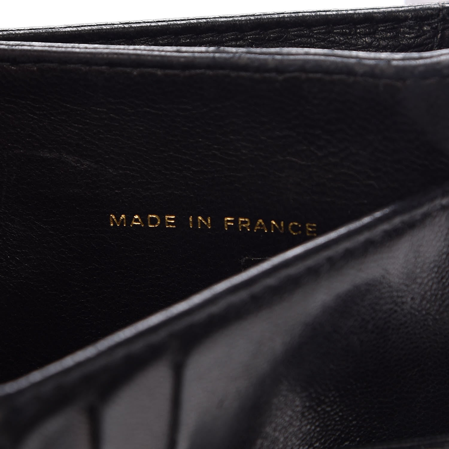 Chanel Caviar Timeless CC Compact French Wallet Black 8 of 12