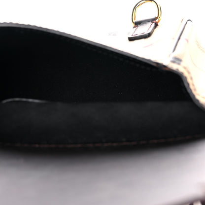 Burberry Haymarket Check Baby Bridle Saddle Bag Dark Clove Brown 4 of 20