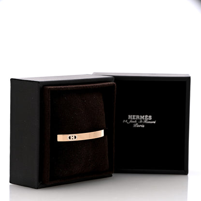 Hermes 18K Rose Gold Diamond PM H D'Ancre Bracelet SH 4 of 4