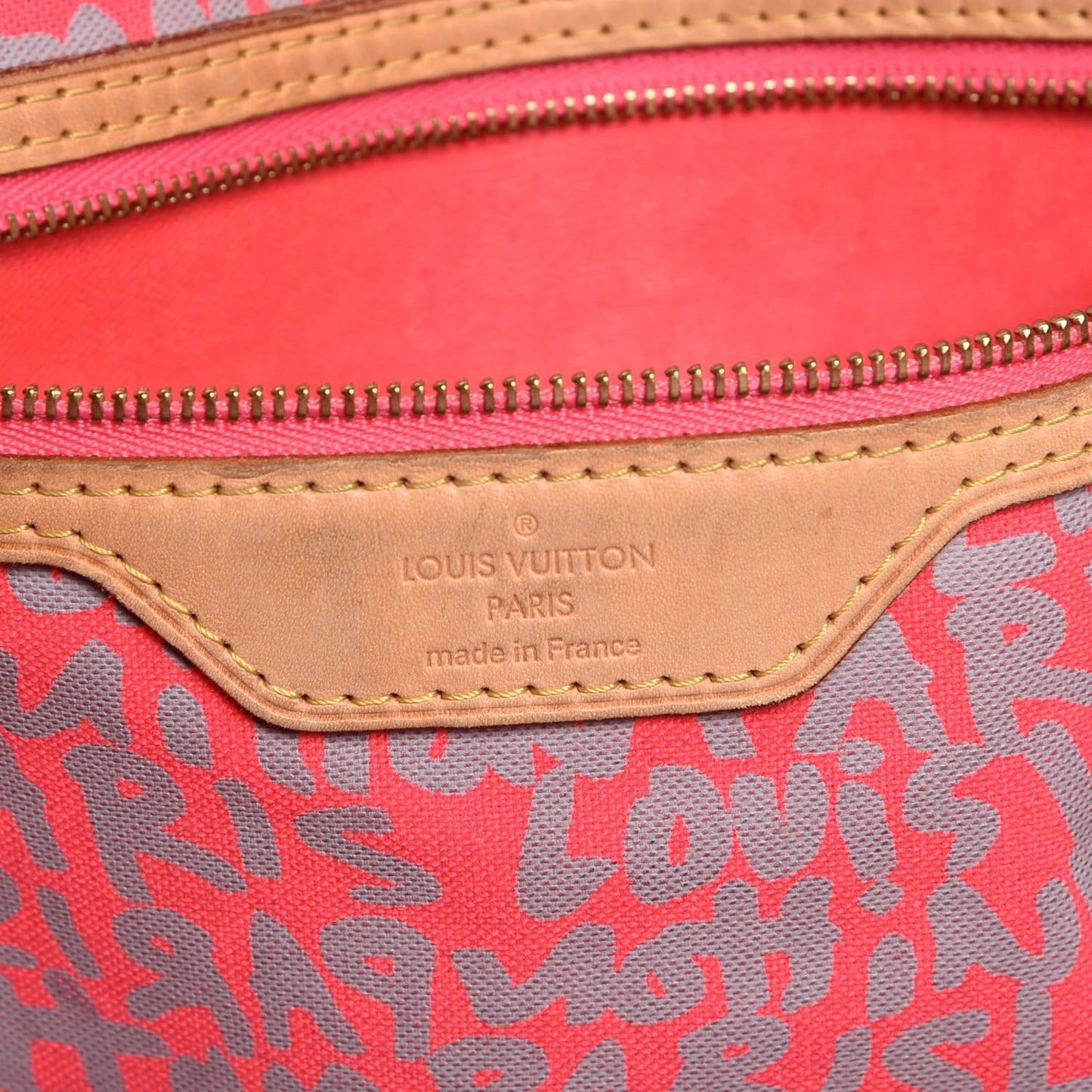 Monogram Graffiti Neverfull GM Fuchsia