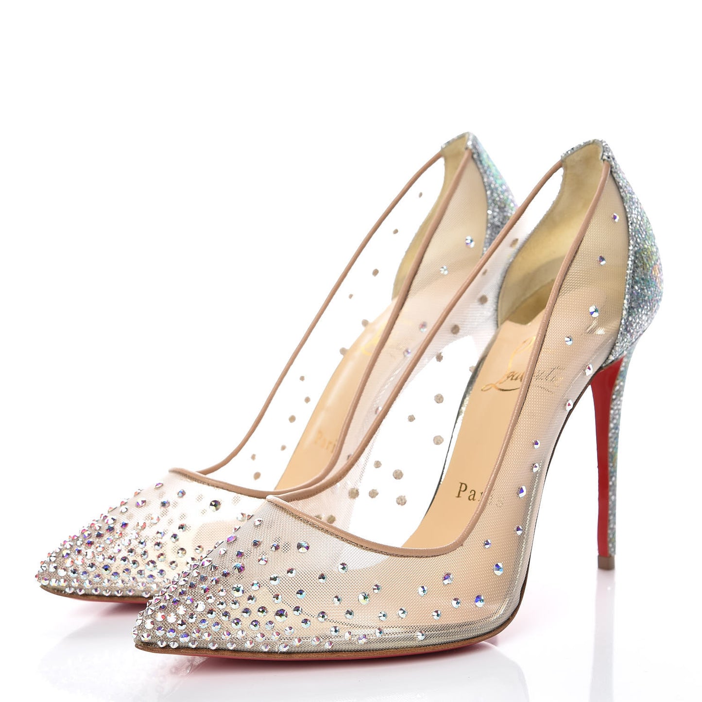 Crystal Strass Follies 100 Pumps 37 Crystal