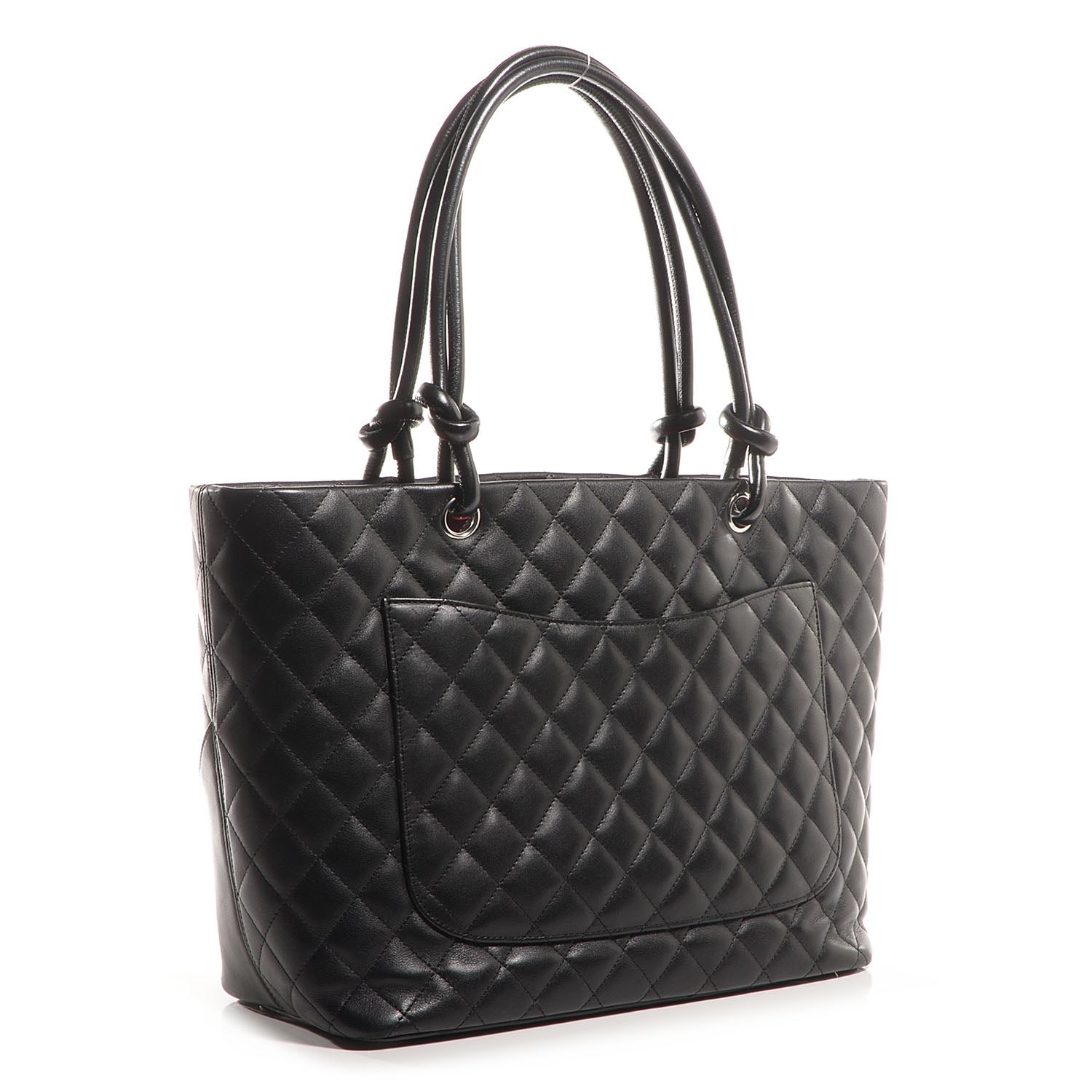 Chanel Calfskin Quilted Large Cambon Tote Black 3 of 7
