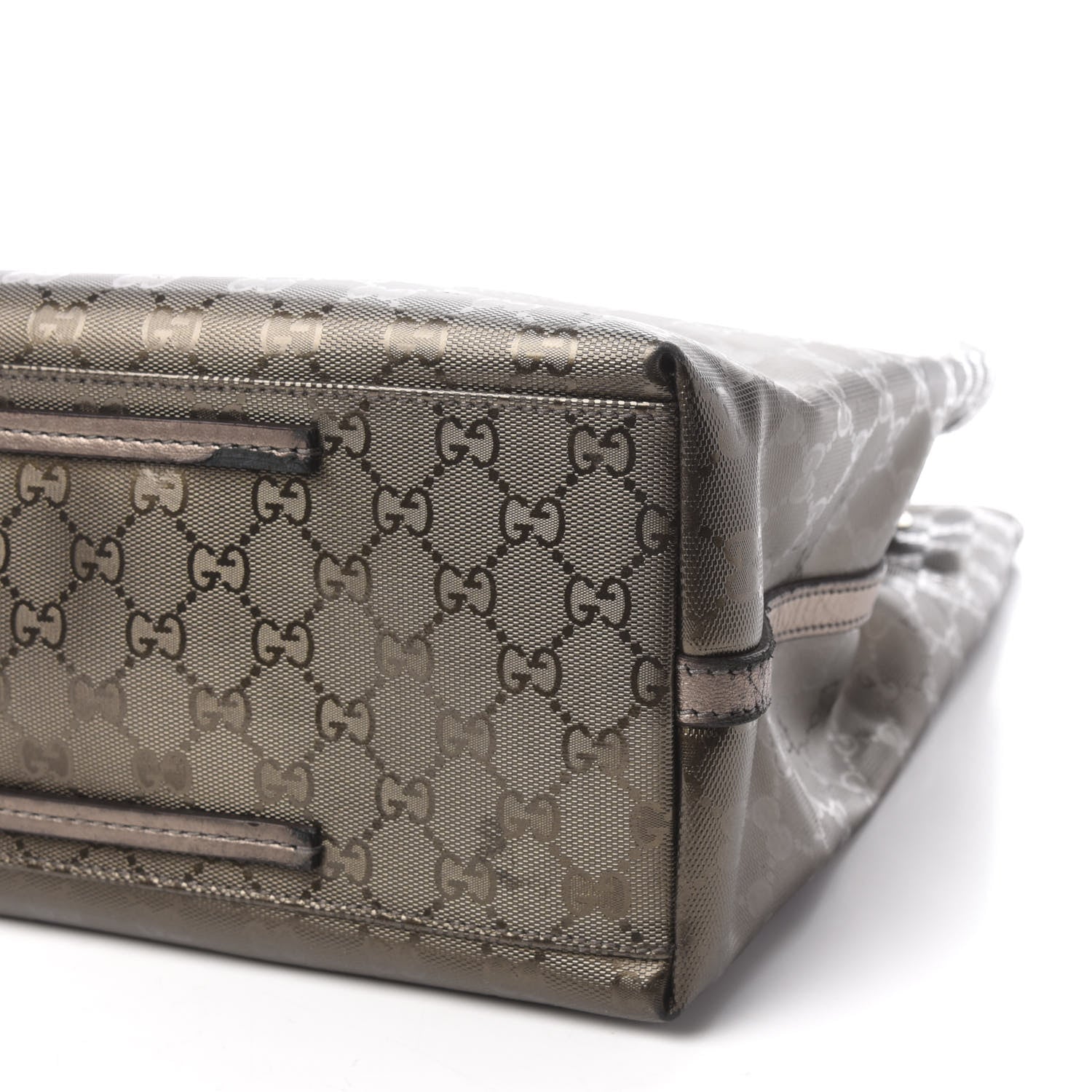 Gucci Imprime Monogram Large Gifford Shopping Tote Pewter 7 of 12