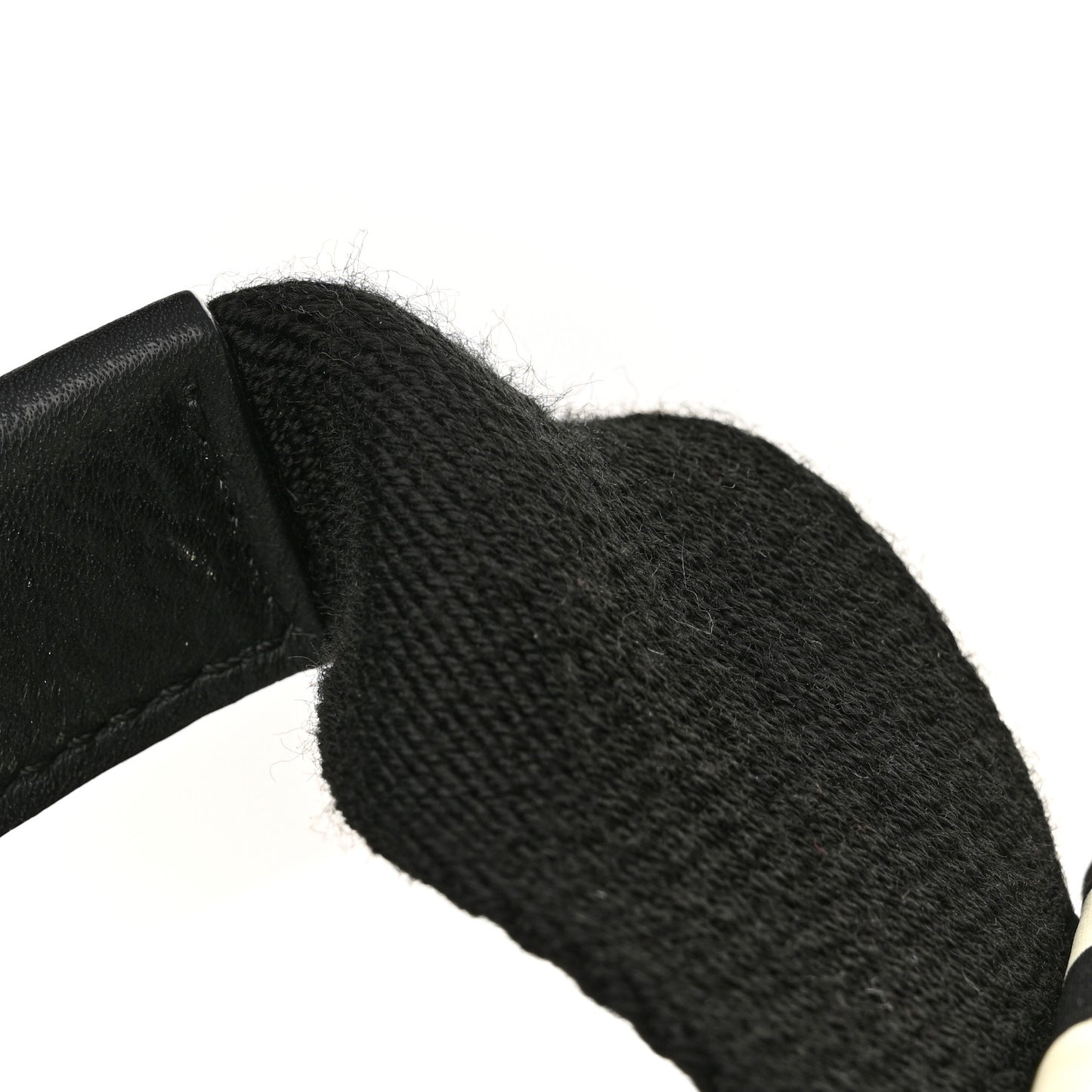 Nylon Checker Print Large Pandora Black White