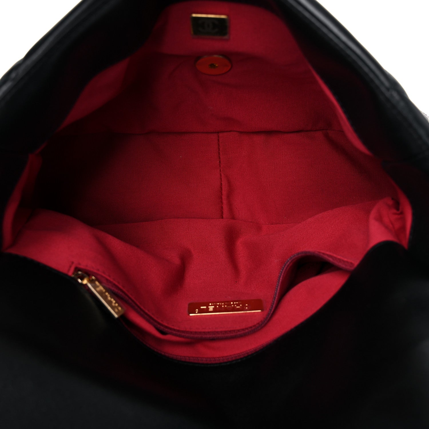 Chanel Lambskin Quilted Large Chanel 19 Flap Black 5 of 11