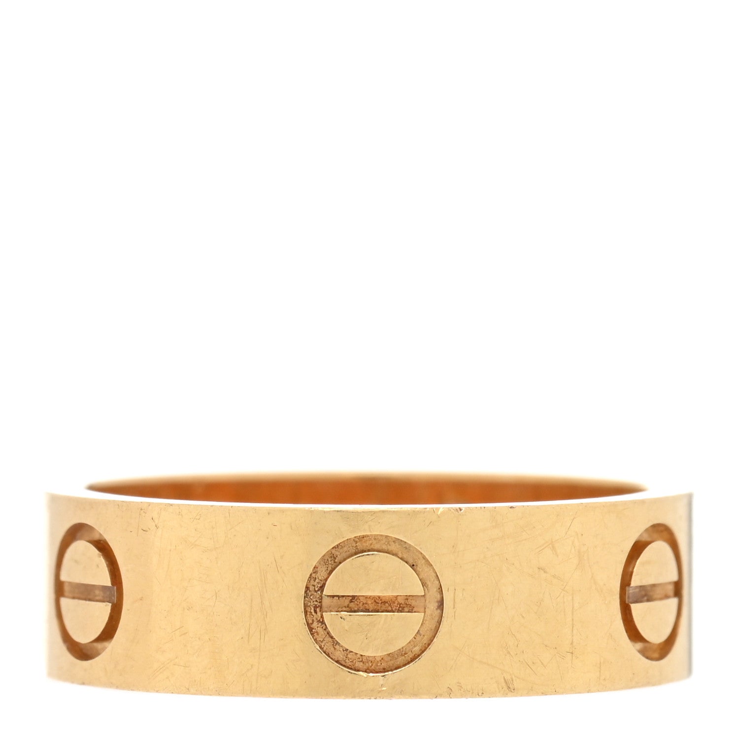 Cartier 18K Yellow Gold 5.5mm LOVE Ring 52 6 1 of 4