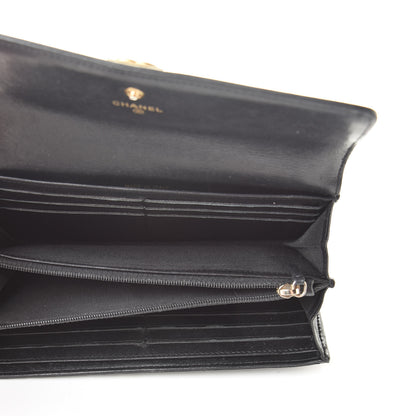 Chanel Lambskin Quilted Boy Flap Wallet Black 5 of 19