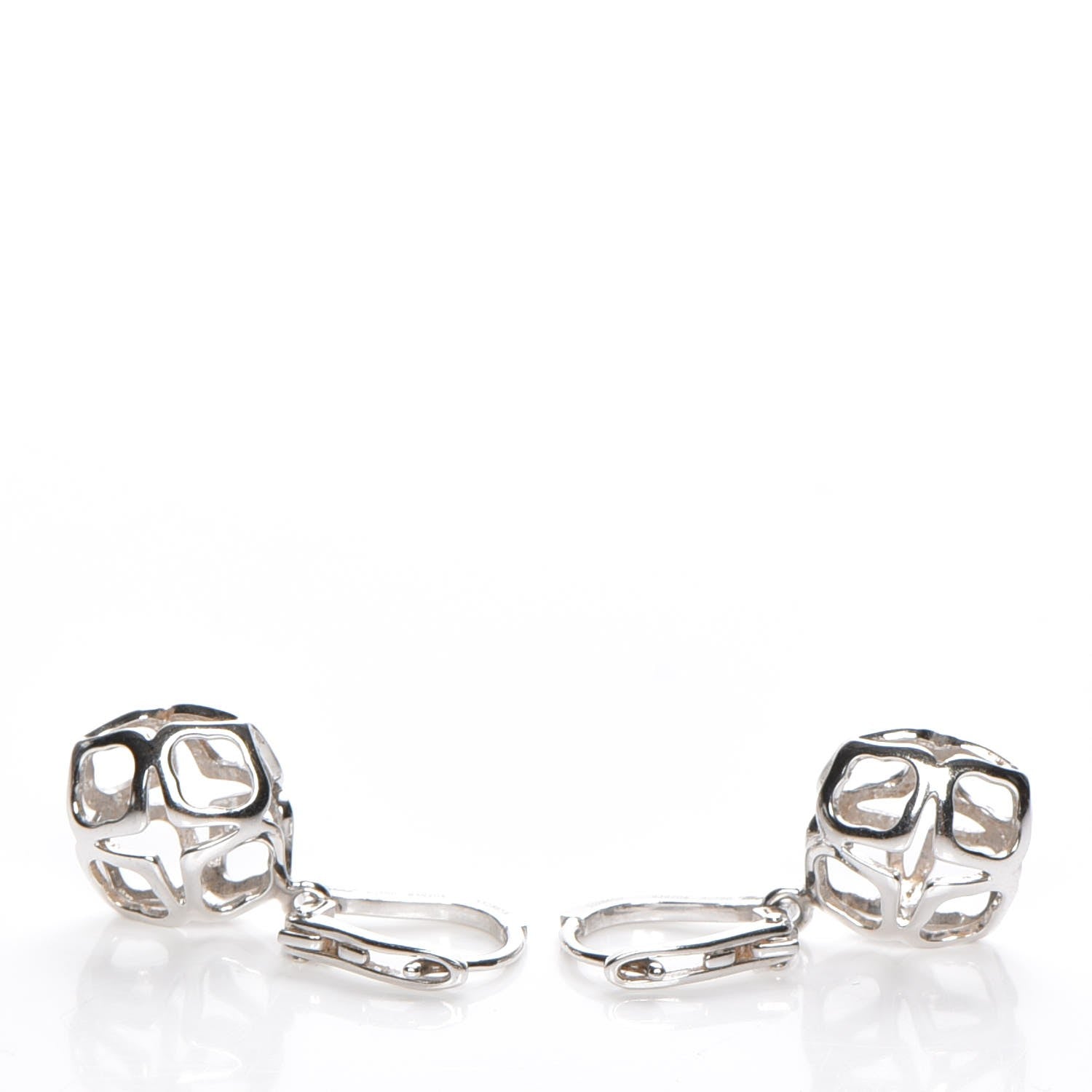 Chopard 18K White Gold Imperiale Earrings 4 of 4