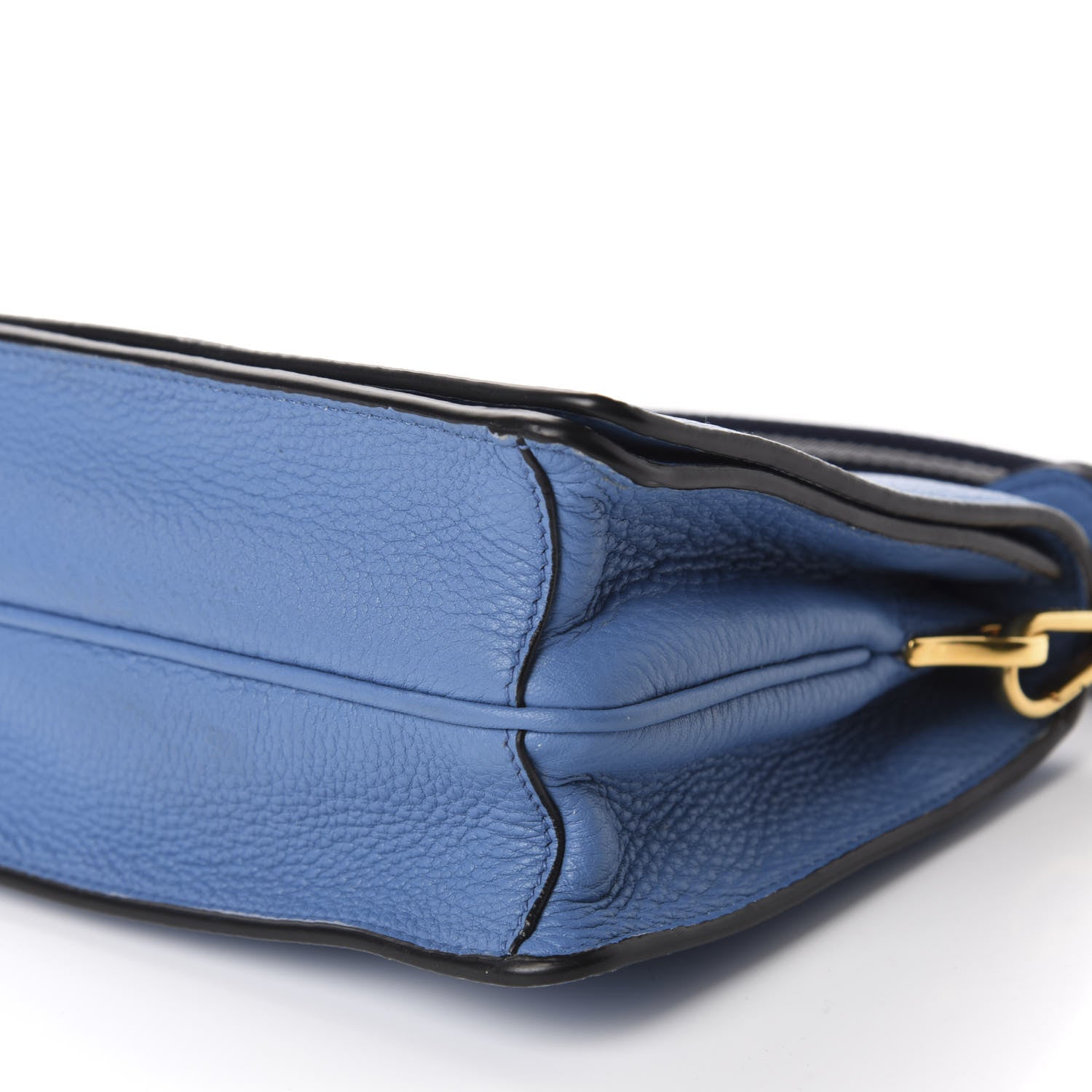 Prada Vitello Daino Flap Crossbody Mare 7 of 9