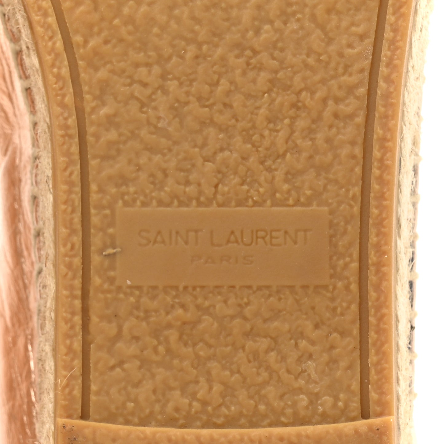 Metallic Lambskin Monogram Espadrilles 35 Blush