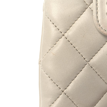 Chanel Lambskin Quilted Phone Case Grey 10 of 13