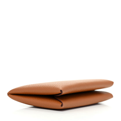 Hermes Epsom Calvi Card Case Gold 4 of 7