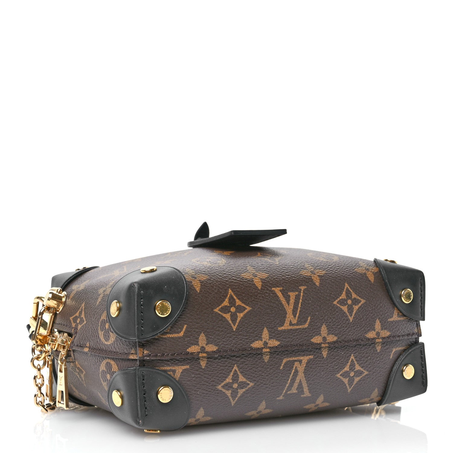 Louis Vuitton Monogram Petite Malle Souple Black 4 of 10