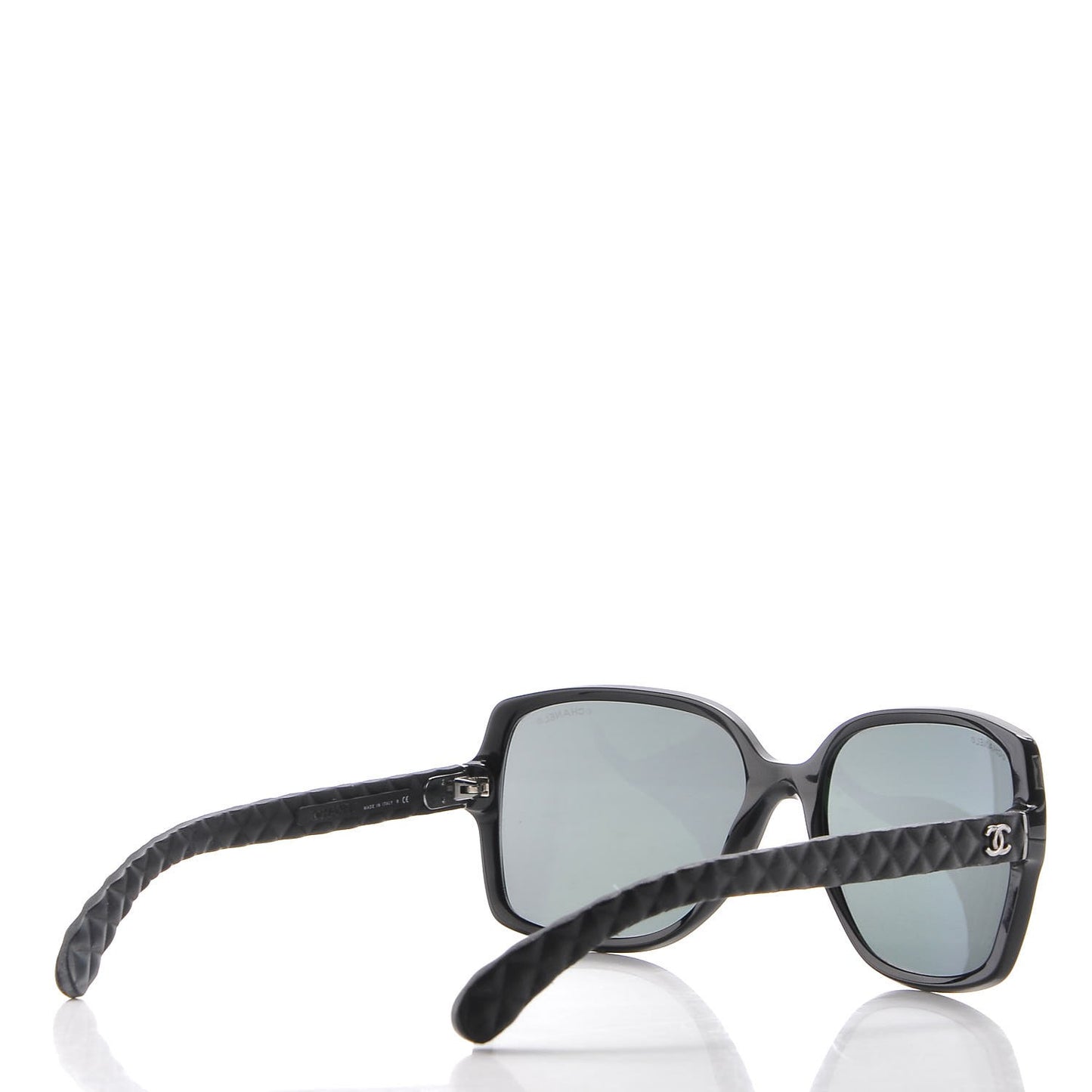 Quilted CC Sunglasses 5289-Q Black