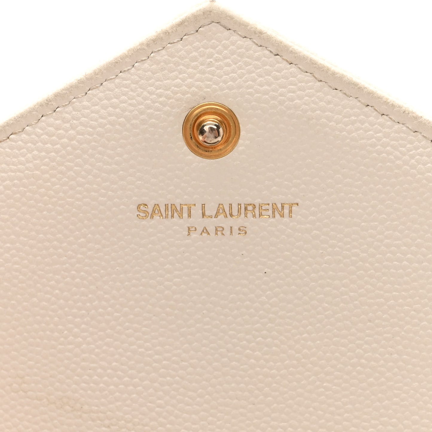 Grain De Poudre Matelasse Chevron Monogram Chain Wallet White