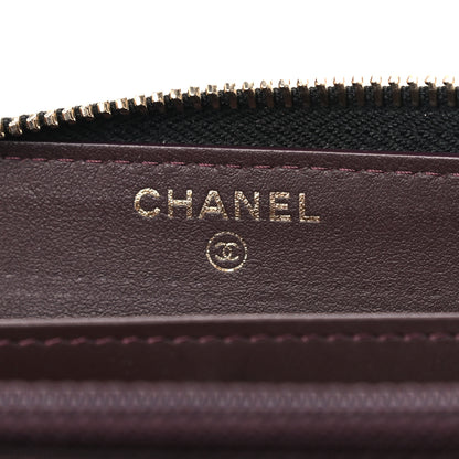 Chanel Grained Calfskin Neo Executive Zip Around Wallet Black 6 of 9