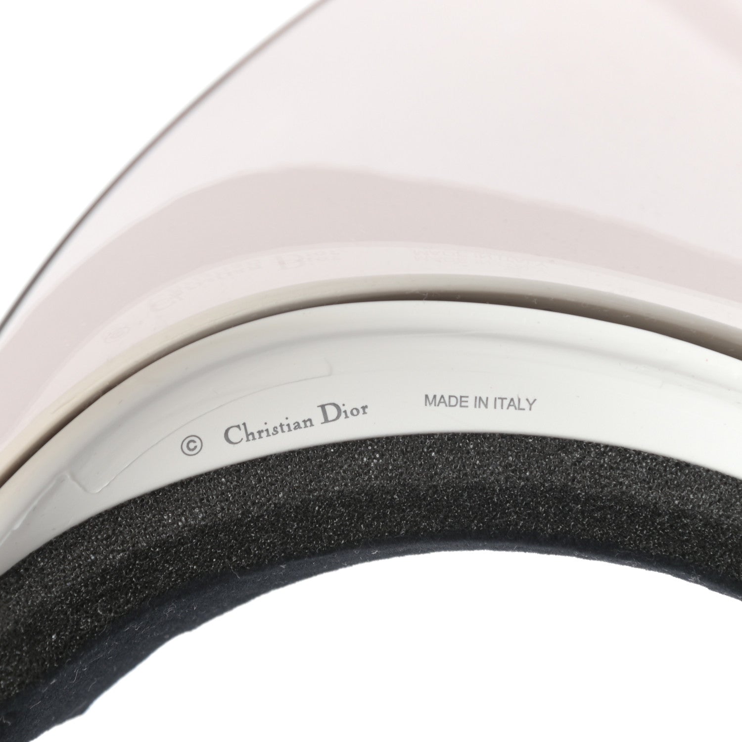 Christian Dior Mirrored DiorClub1 Sun Visor Black 5 of 7