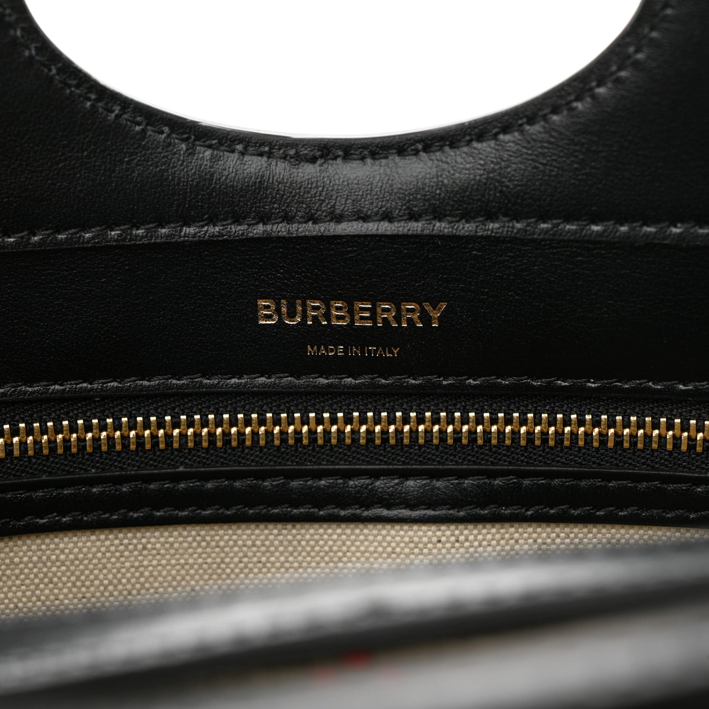 Calfskin Check Mini Pocket Bag Black