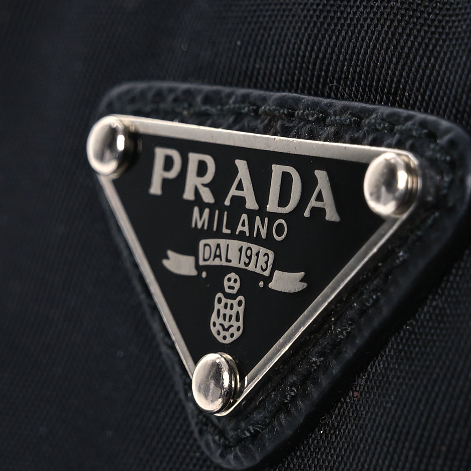 Prada Tessuto Nylon Mini Re-Edition 2000 Shoulder Bag Black 10 of 10