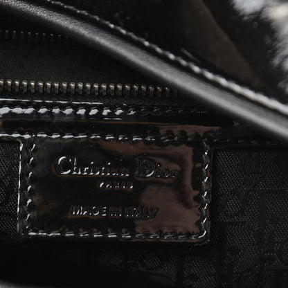 Christian Dior Patent Cannage Large Lady Dior Black 6 of 11