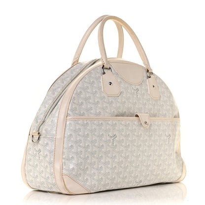 Goyard Goyardine Saint Jeanne GM Bowler White 2 of 13