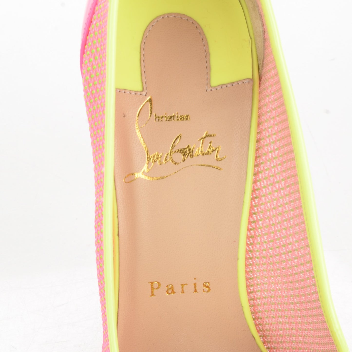 Lace Patent Raphia Follies 100 Pumps 37 Shocking Pink