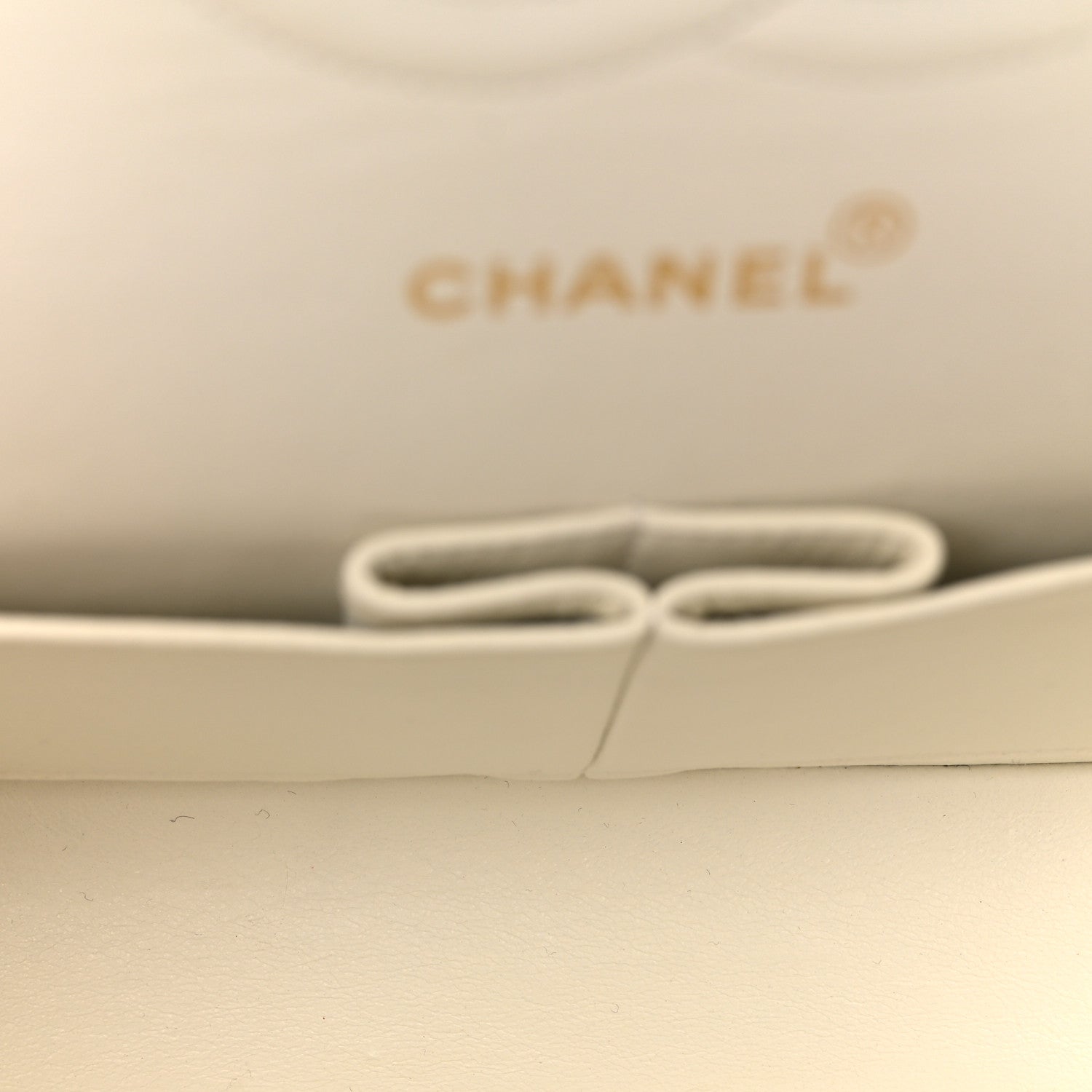 Chanel Caviar Quilted Medium Double Flap White 5 of 13