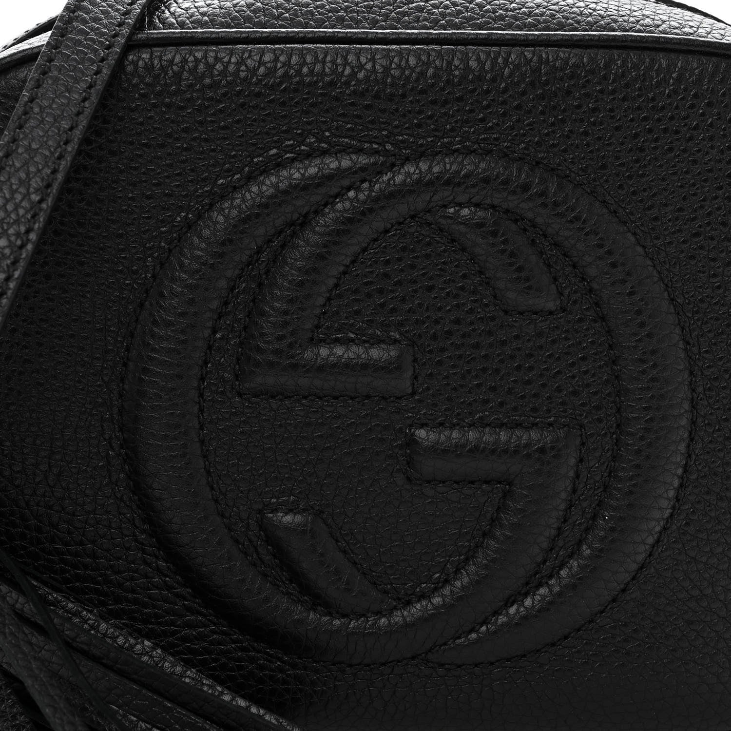 Gucci Pebbled Calfskin Small Soho Disco Bag Black 8 of 10