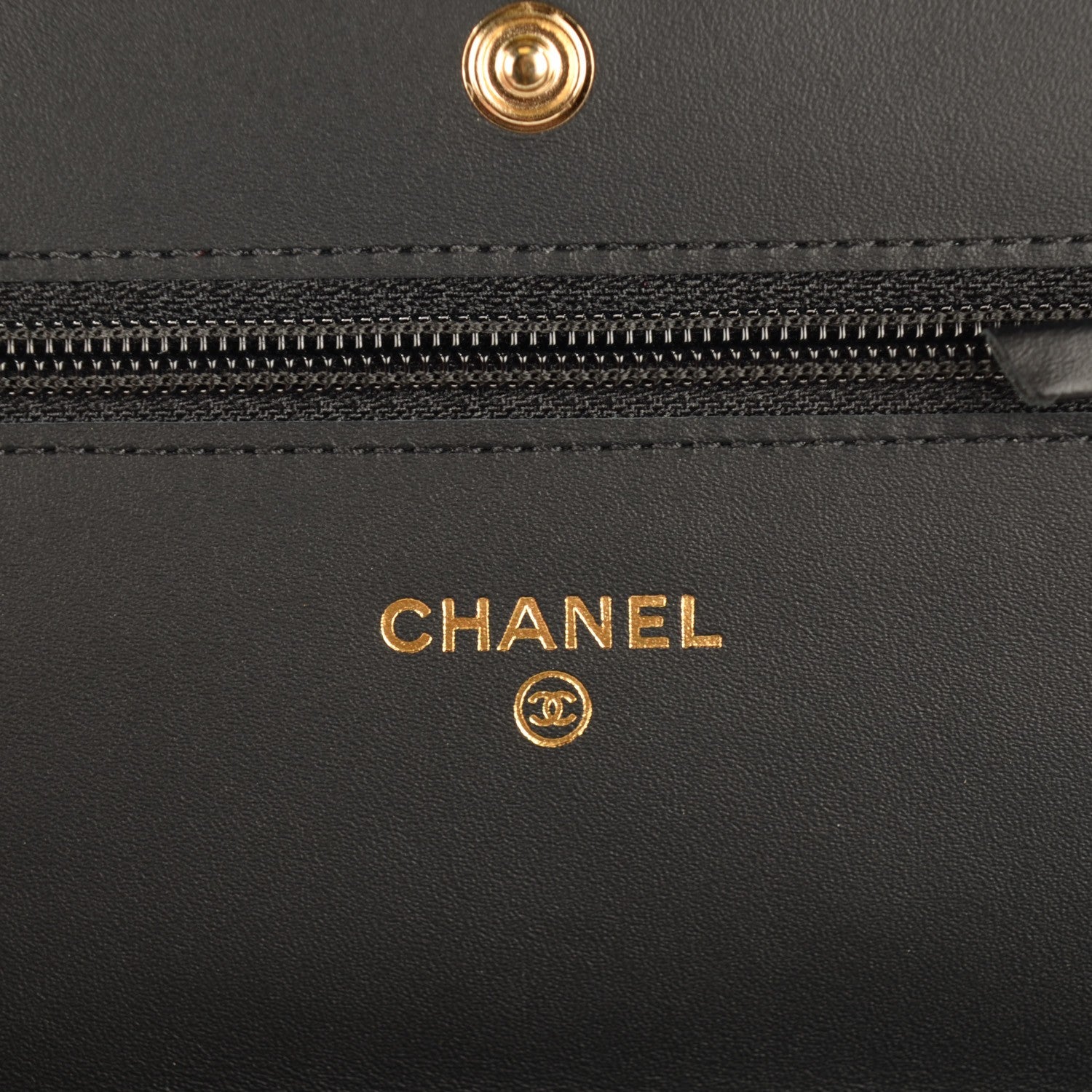 Chanel Aged Calfskin Lady of Luck 2.55 Reissue Wallet on Chain WOC Black 11 of 14