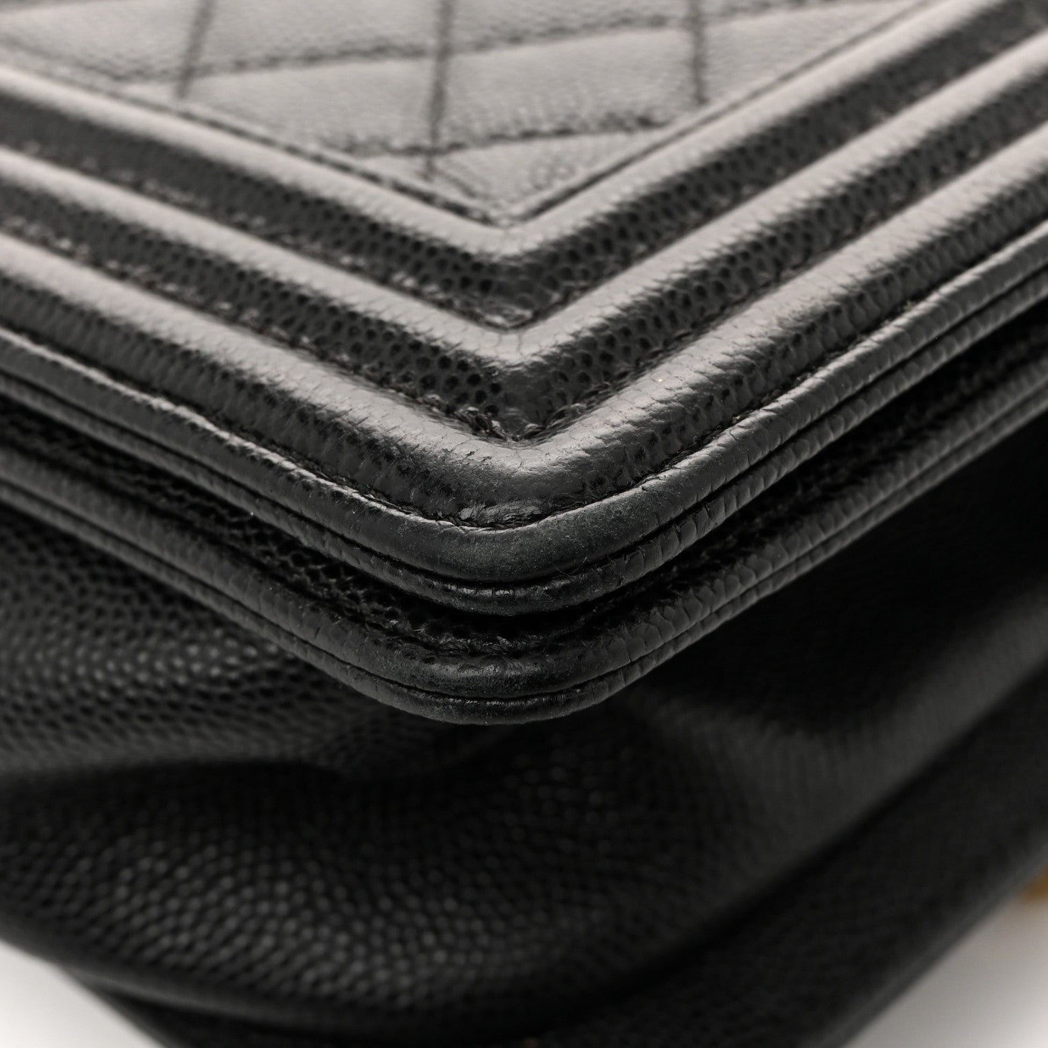 Chanel Caviar Quilted Medium Boy Flap Black 13 of 15