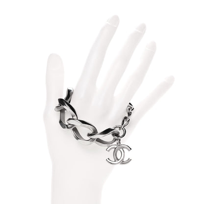 Chanel Chain Link CC Bracelet Silver 2 of 6