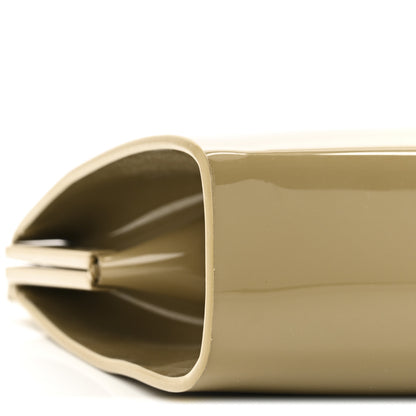 Saint Laurent Vinyl Le-Anne Marie Shoulder Bag Dark Honey 8 of 9