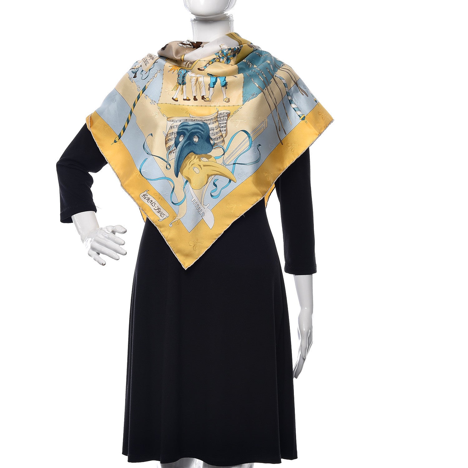 Hermes Silk Le Carnaval de Venise Scarf 90 2 of 7