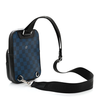 Louis Vuitton Damier Graphite 3D Amazone Sling Bag Navy Black 3 of 10