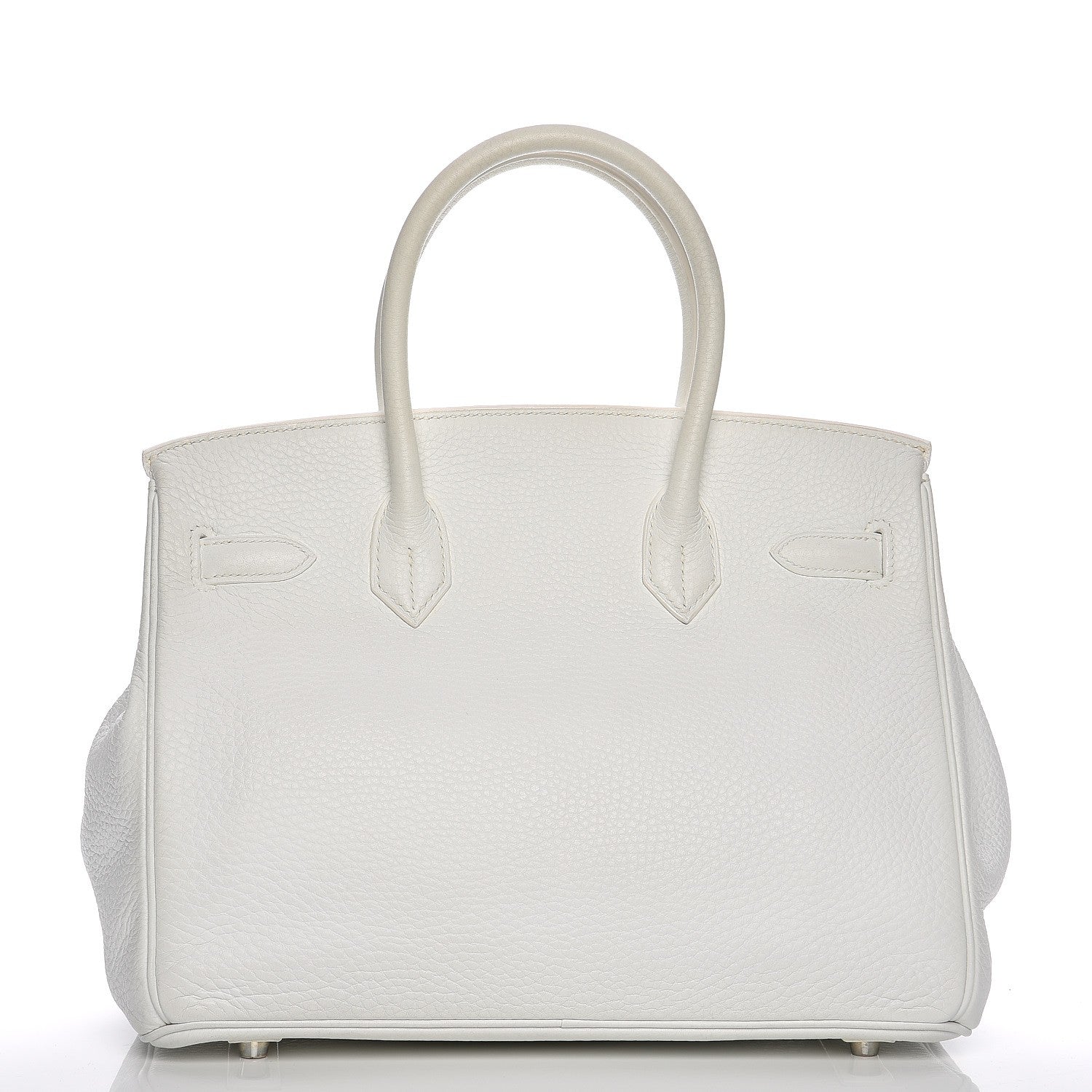Hermes Taurillon Clemence Birkin 30 White 5 of 33