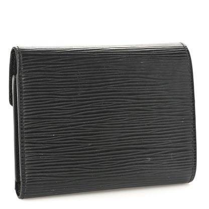 Louis Vuitton Epi Victorine Wallet Black 3 of 9