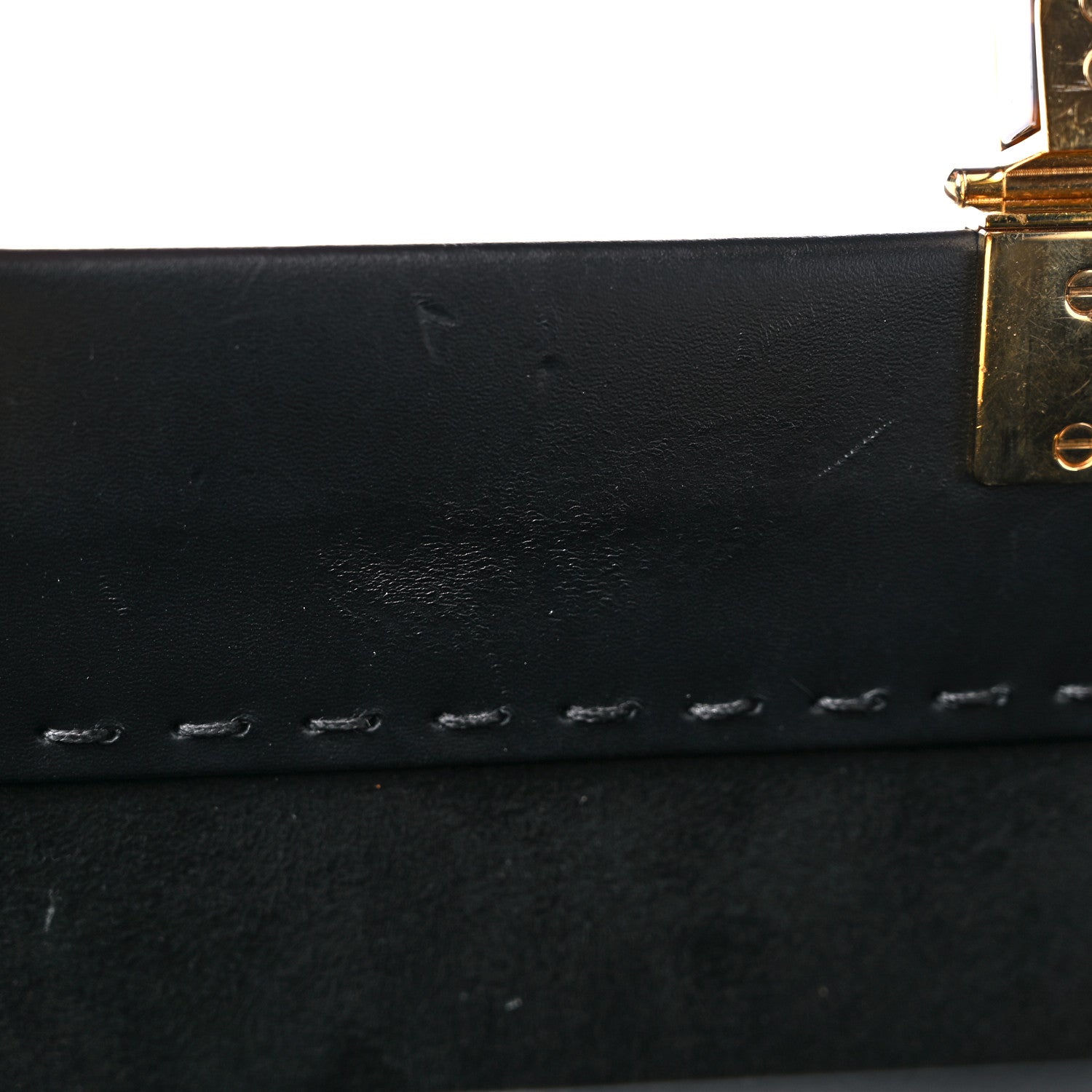 Fendi Vitello King Plexiglass Medium Fendi Sunshine Shopper Tote Black 12 of 18