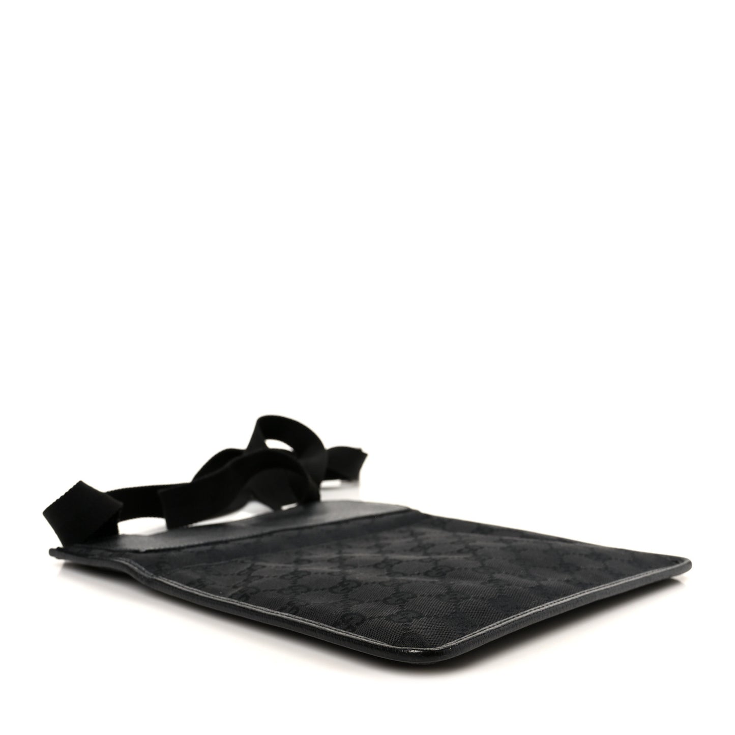 GG Monogram Messenger Crossbody Bag Black