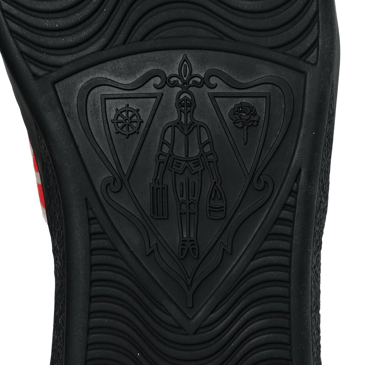 Calfskin Web Interlocking G Mens Ace Sneakers 10 Black